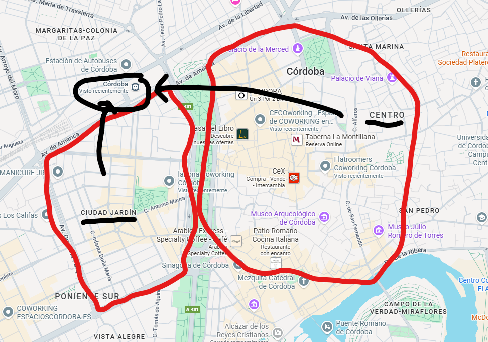 Ciudad jardin o centro para ir a rabanales