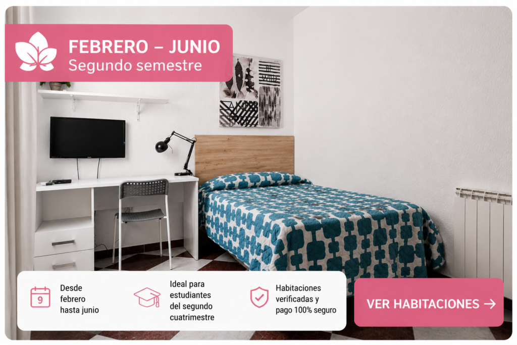 Habitaciones de febrero a junio 1