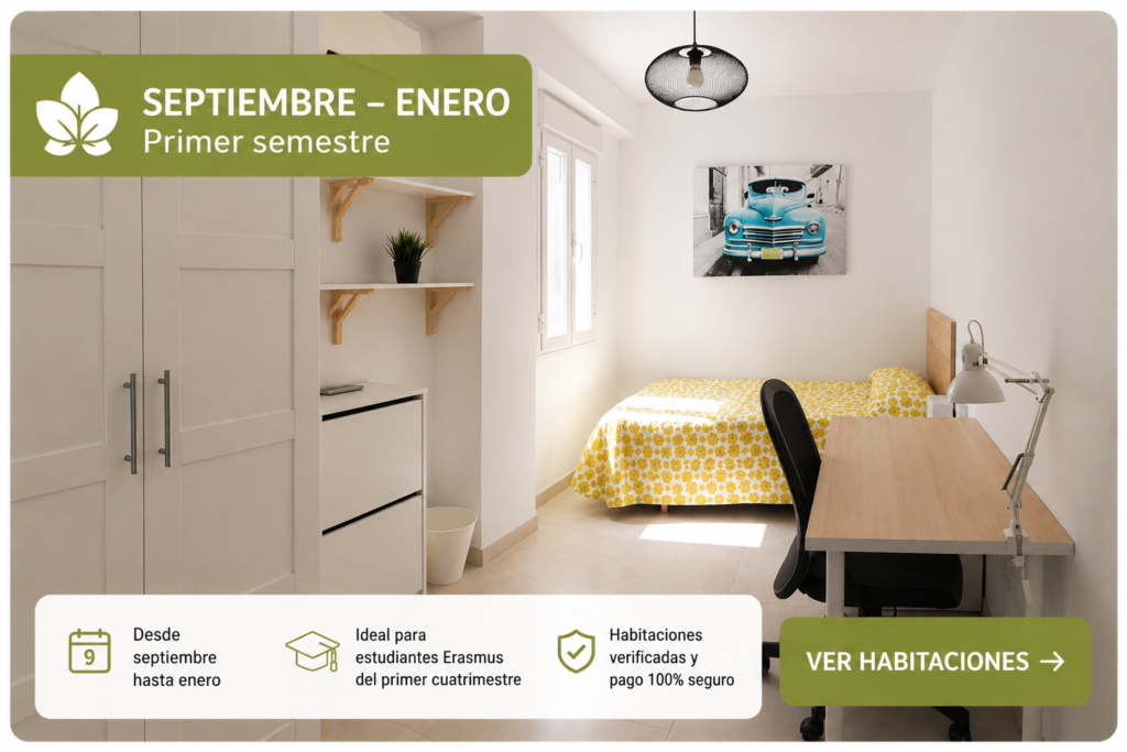 Habitaciones de septiembre a enero