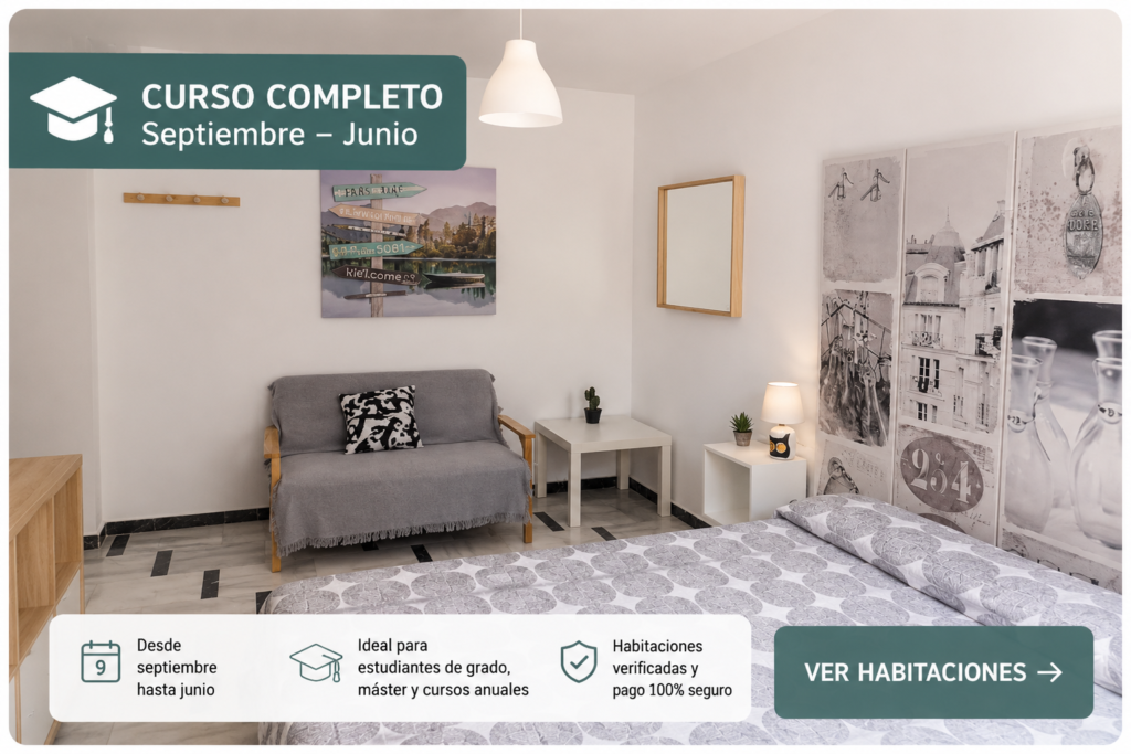 habitaciones de septiembre a junio